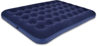 Avenli Luftbett aufblasbar, PVC blau, 191 x 137 x 22 cm