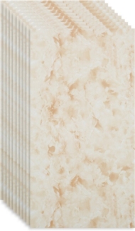 TWSOUL Wandsticker Imitation Fliesen Wandaufkleber,30*60cm,10pcs,2.5mm Dicke, Wasserdicht und schmutzabweisend