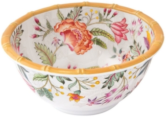 EasyLife Müslischale Osaka, Melamin, Spülmaschinengeeignet, Mehrfarbig, Motiv: Blumen