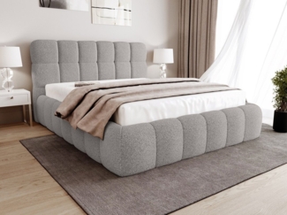 Beautysofa Polsterbett CLEO mit Bettkasten und Rahmen, mit oder ohne Matratze