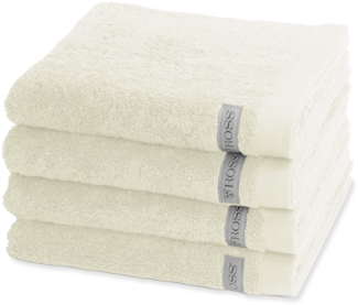 Ross Sinfonie 4 tlg. Frottier-Set - 4 X Handtuch (50 X 100cm) - 500 g/m2 - Natur