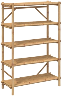 vidaXL Regal mit 5 Böden 100x40x150 cm Bambus 366459