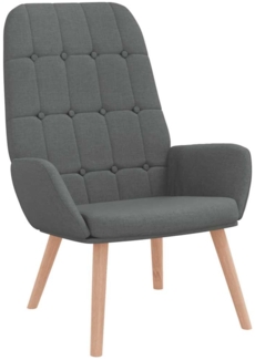 vidaXL Relaxsessel Dunkelgrau Stoff 4102644