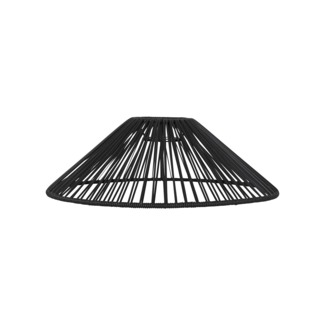 Star Trading Lampenschirm Vide, Rattan, Schwarz, E27, Außenbereich, ⌀ 38 cm