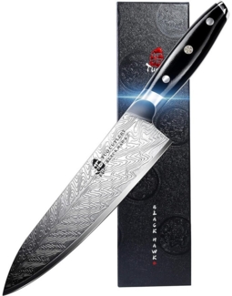Daskoo Kochmesser Kochmesser Küchenmesser,Premium Damast Küchenmesser