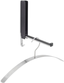 Blomus Klapphaken Lanca mit Montagematerial, Haken, Garderobe, Edelstahl Matt, 63262