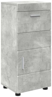 vidaXL Badezimmerschrank-Set TULUM Beton Grau 37 x 31,5 x 82 cm 880344