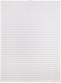 ondeco Plissee auf Maß Crushed-optik für alle Fenster innen, Montage in Glasleiste mit Spannschuh, Sonnenschutz-Rollo, Lichtschutz und blickdicht, Weiß, B): 30-40 cm, H): 40-100 cm
