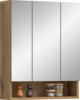 Aqua Spiegelschrank in Evoke Oak Nachbildung