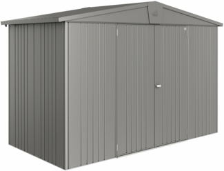 Biohort Gerätehaus Europa, 4A: 316 x 156 x 209 (b x t x h) cm, quarzgrau-metallic