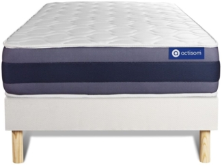 Actiflex morpho matratze 80x200cm + Bettgestell mit lattenrost , Härtegrad 2 , Taschenfederkern und Memory-Schaum , Höhe : 24 cm
