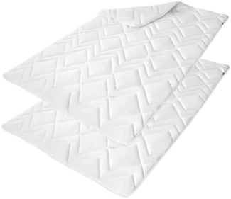 SEI Design Einziehdecke Mikrofaser Bettdecke Steppdecke Winter, Füllung: Polyester, Bezug: 100% Mikrofaser, 2 x 135 x 200 cm - kochfest