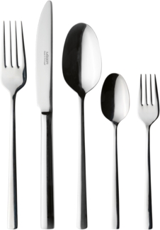 Mäser, Serie Oneda, Besteck-Set, Edelstahl Besteck-Set für 6 Personen, Silber