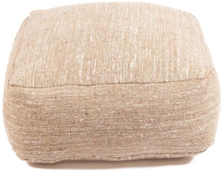 Der Comfy Pouf - Beige - Beige - 60x60x25cm