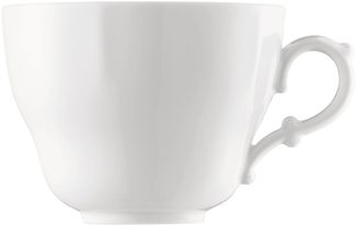 Hutschenreuther Tasse Maria Theresia Weiss Café au lait 2tlg, Porzellan
