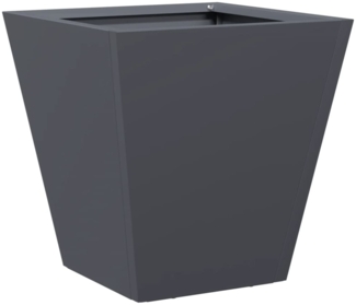 vidaXL Pflanzkübel Anthrazit 30x30x30 Stahl 851042