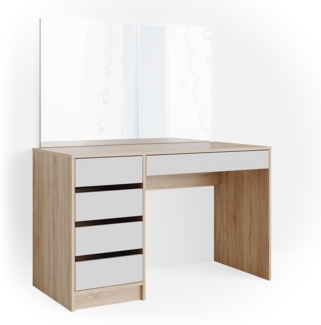 Schminktisch Sherry Weiß/Sonoma 120 cm Vicco