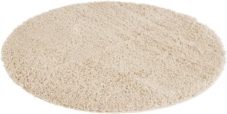 LeGer Home by Lena Gercke Badematte Narami, Höhe 30 mm, rutschhemmend beschichtet, fußbodenheizungsgeeignet, schnell trocknend, strapazierfähig, Polyester, rund, Badteppich, weiche Badematten durch Mikrofaser