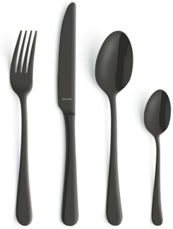 Amefa AUSTIN Besteckset 16-teilig PVD schwarz mattiert