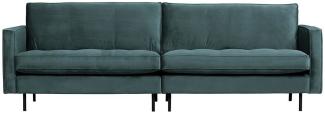 BePureHome Rodeo Classic Sofa Türkis 3 Sitzer