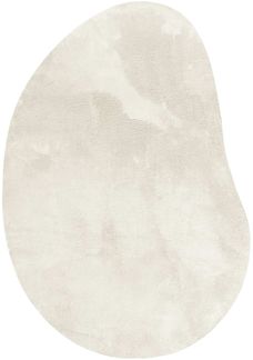 vidaXL Bereichsteppiche HUARTE Creme 100 x 200 cm Polyester 4103720