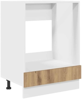 vidaXL Backofenschrank Riga Artisan-Eiche 60 x 46 x 81,5 cm 863297