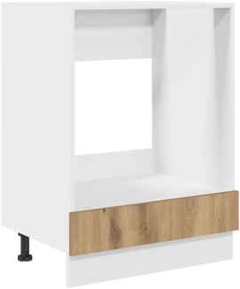 vidaXL Backofenschrank Riga Artisan-Eiche 60 x 46 x 81,5 cm 863297