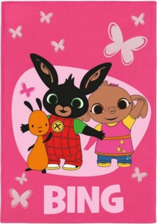 Bing Decke Weiche Fleecedecke 100x150 cm für Kinder & Erwachsene