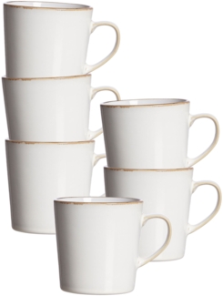 Ritzenhoff & Breker Visby Becher 400 ml 6er Set weiß - DS