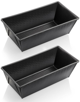 Grizzly Brotbackform Kastenform 2er Set (25 x 11,5 cm) – sauerteigbeständig, antihaft, (2-tlg), Für Brot & Kuchen geeignet