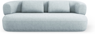 Micadoni Sofa Jenny 3-Sitzer Chenille Hellblau
