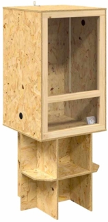 vidaXL Terrarium Braun 50 x 50 x 130 cm OSB 3397888