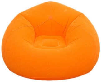 SIKAINI Luftsofa Aufblasbares beflocktes Loungesofa, (Schnell & einfach aufblasbar Robust & wasserdicht), Bequemes & ergonomisches Design Weiche beflockte Oberfläche