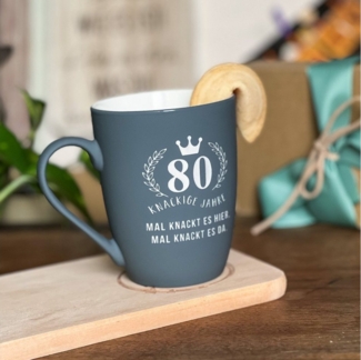 Spruchreif® Tasse SOFT-TOUCH-Tasse mit beidseitiger Gravur, Geschenke für die Familie