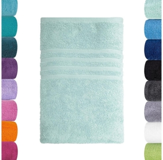 Lavea Handtuch Set Bio-Baumwoll Serie Bali, aus 100% Bio-Baumwolle (100x150 cm, 1-St), extra saugstark mit 500g/m² in Wellness-Qualität - Badetuch