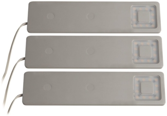 Heitronic Nr. 23019-HE LED Unterbauleuchte 3er Set Cortina dimmbar mit Fernsteuerung