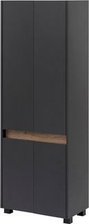 Schildmeyer Hochschrank 701515 Cosmo, 57 x 164,5 x 33 cm (BxHxT), anthrazit