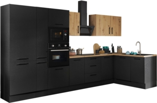 BASIC by Balculina Winkelküche Turin, Stellbreite 370x175 cm, wahlweise mit E-Geräten