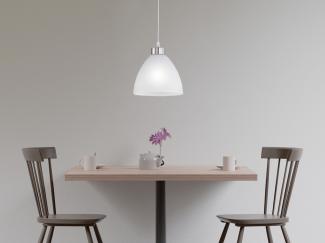 Reality Leuchten 'Dallas' Pendelleuchte, Glas opalweiß, Ø 20cm