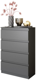 Furnica Kommode GABRIEL mit 4 Schubladen H92cm B60cm T33cm