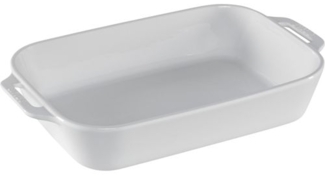 Staub Auflaufform Keramik, weiß, 34x24cm