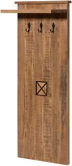 Garderobe Akazie 59x30x145 natur versiegelt NATURE OF SPIRIT #311