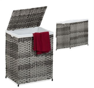 Wäschekorb Rattan-Optik 90 l 10050560_111