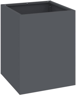 vidaXL Gartenblumentopf Anthrazit Kaltgewalzter Stahl 876345