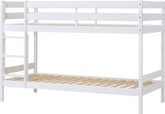 Hoppekids Etagenbett ECO Comfort Kinderbett 90x200 oder 70x160 aus Massivholz in 4 Farben, TÜV, FSC und Nordisches Umweltzeichen – wahlweise mit Matratzen