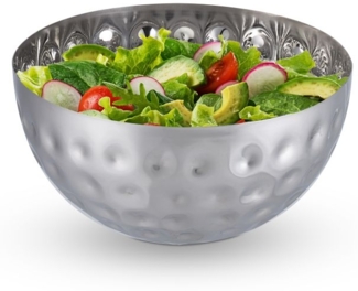 4 x Silberne Servierschüssel Ø 25 cm