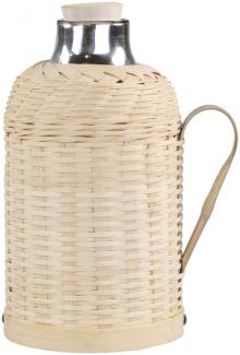 Thermokanne m. Geflecht in Bambus 1,3 L Chic Antique 61602-00 Beige