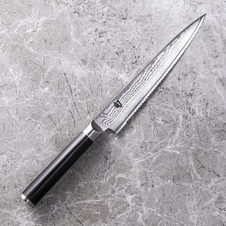 KAI Allzweckmesser mit Wellenschliff 6" (15,0 cm) Shun Classic DM-0722