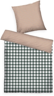 TOM TAILOR HOME Bettwäsche CLASSIC CHECK in Gr. 135x200cm oder 155x220cm, Flanell, 2 teilig, new bedroom, gewebtes Label