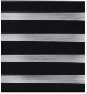 Doppelrollo 40 x 100 cm schwarz 240184